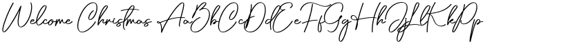 Welcome Christmas font