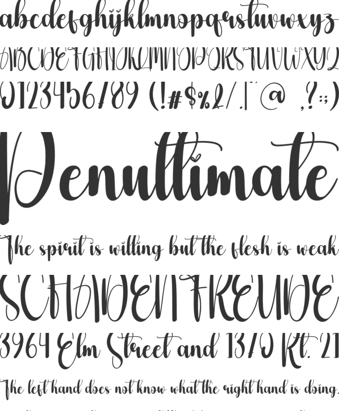 Christmas Vacations font preview