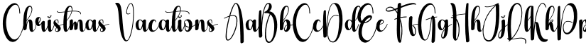 Christmas Vacations font