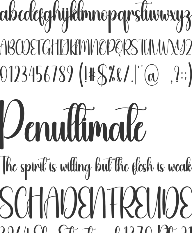 Snow Beautiful font preview