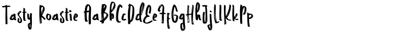 Tasty Roastie font
