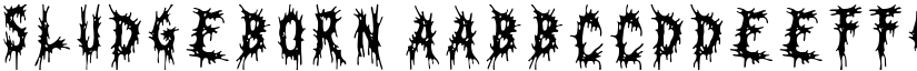 Sludgeborn font