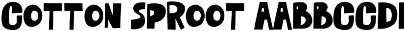 Cotton Sproot font