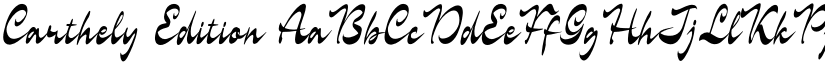 Carthely Edition font