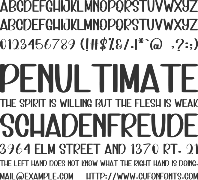 Beach Towel font preview
