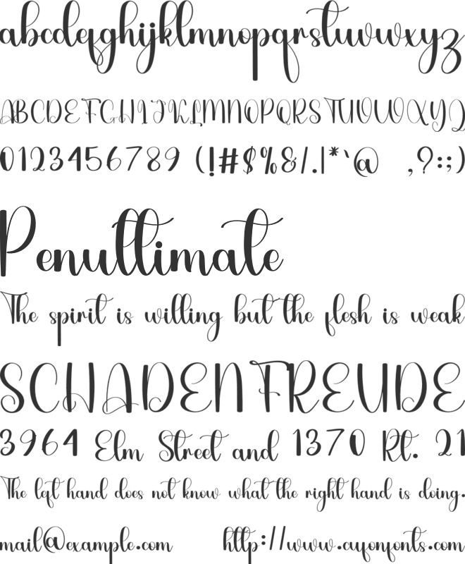 Big Baby font preview