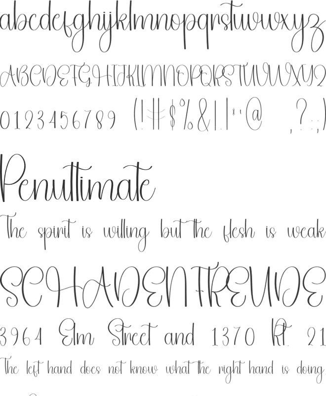Creative Snowman font preview
