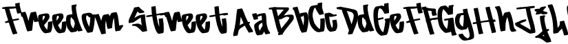Freedom Street font