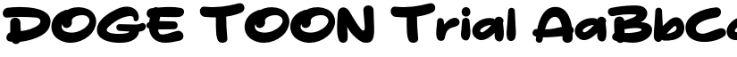 DOGE TOON Trial font