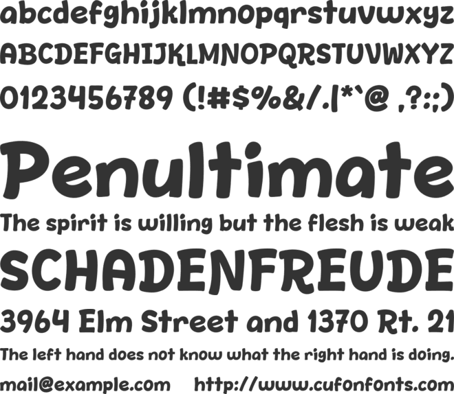 Rencana font preview