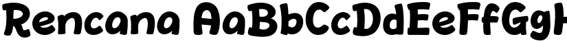 Rencana font