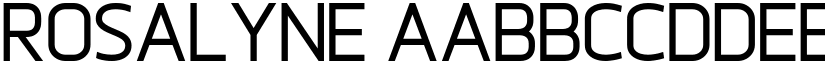 Rosalyne font
