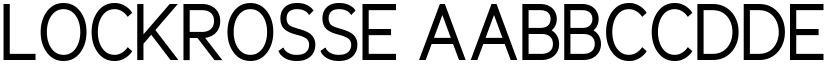 Lockrosse font