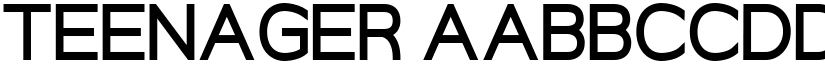 Teenager font