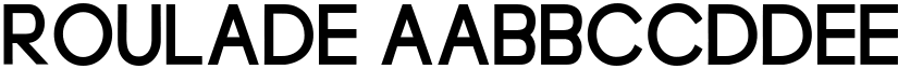 Roulade font
