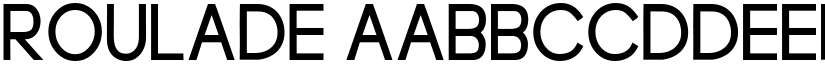 Roulade font