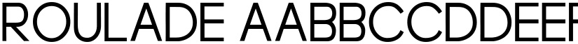 Roulade font