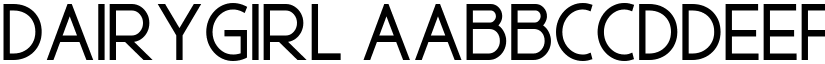 Dairygirl font