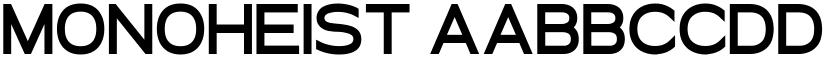Monoheist font