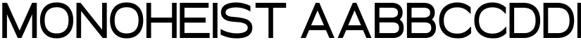Monoheist font
