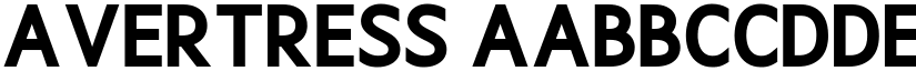 Avertress font