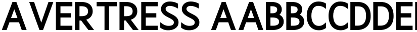 Avertress font