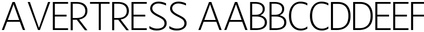 Avertress font