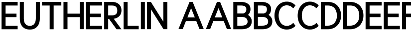 Eutherlin font