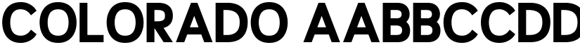 Colorado font