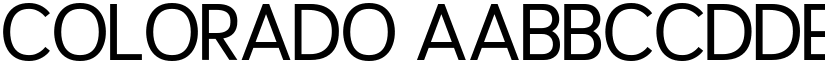 Colorado font