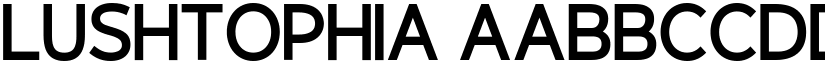 Lushtophia font