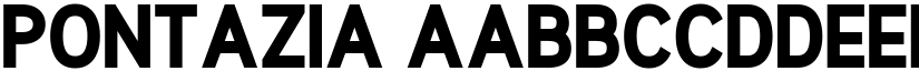Pontazia font