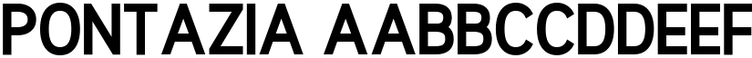 Pontazia font