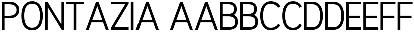 Pontazia font