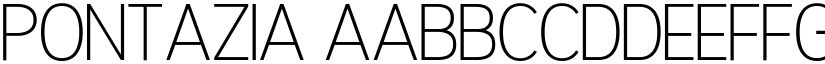 Pontazia font