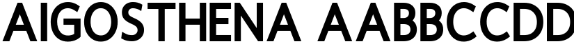 Aigosthena font