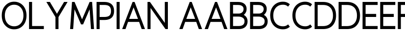 Olympian font
