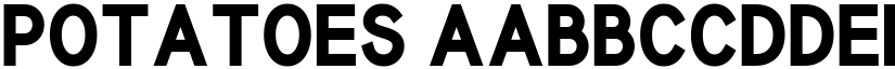 Potatoes font