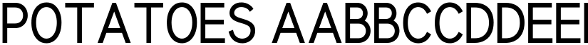 Potatoes font