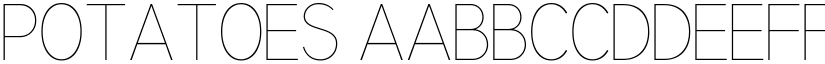 Potatoes font