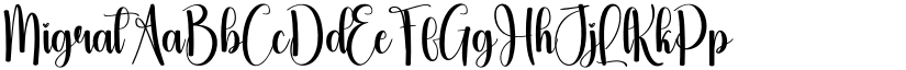 Migrat font