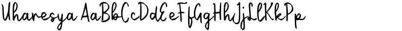 Uharesya font
