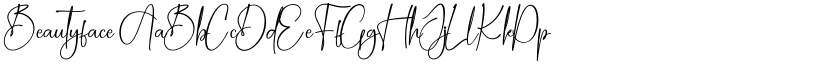 Beautyface font