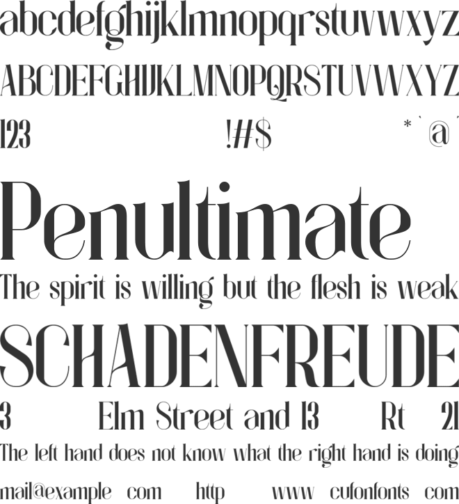 Arcane Whispers font preview