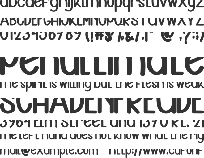 Happy Alphabet font preview