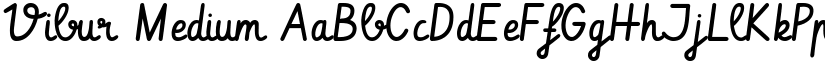 Vibur Medium font