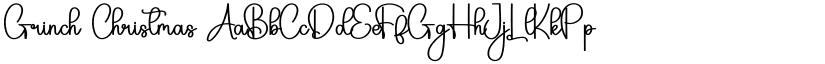 Grinch Christmas font