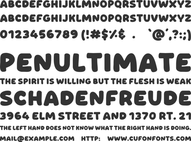 Lovely Face font preview