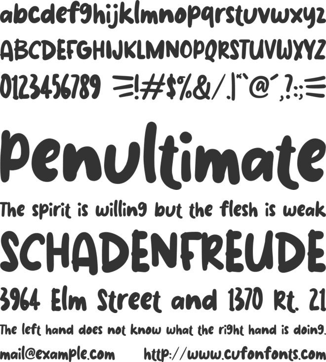 Love Days font preview