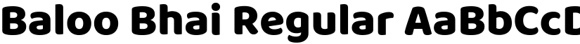 Baloo Bhai Regular font